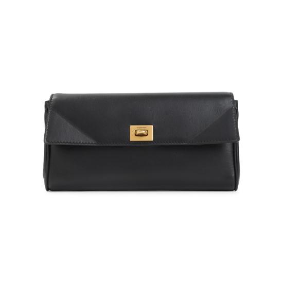 26SS 발렌시아가 가죽소품 814112 2ABKX 1000 Black