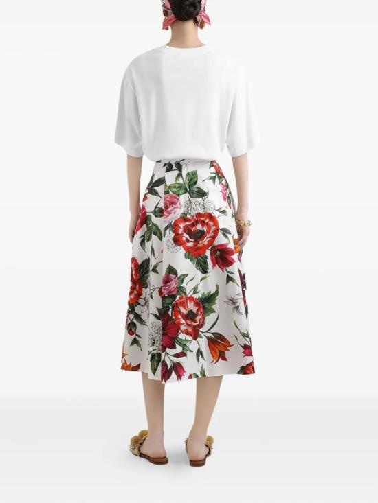 25FW 돌체앤가바나 반팔 티셔츠 F8V57TGDC7S W0800 BIANCO OTTICO - DOLCE & GABBANA