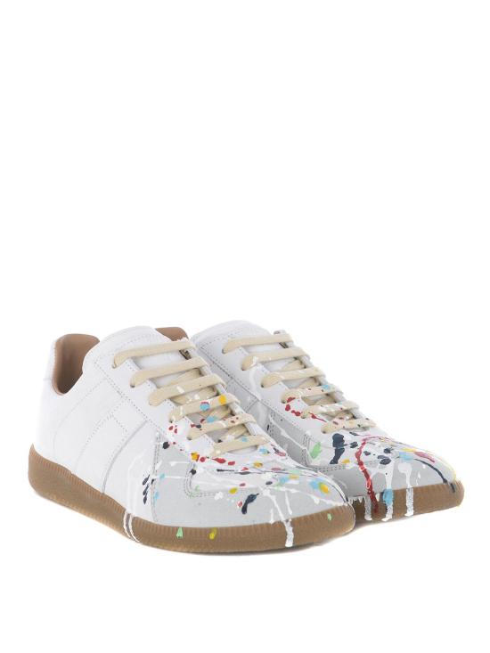26SS 마르지엘라 페인트 드롭 레플리카 독일군 S57WS0240P1892961 White - MAISON MARGIELA