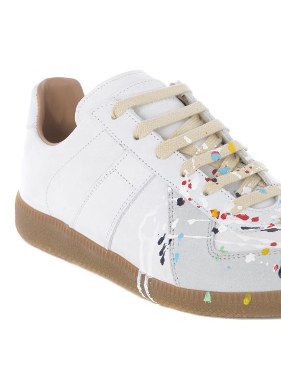 26SS 마르지엘라 페인트 드롭 레플리카 독일군 S57WS0240P1892961 White - MAISON MARGIELA