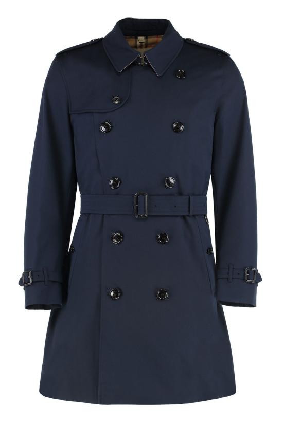 25FW 버버리 켄싱턴 헤리티지 미드랭스 트렌치 코트  8079387123456B1488 blue