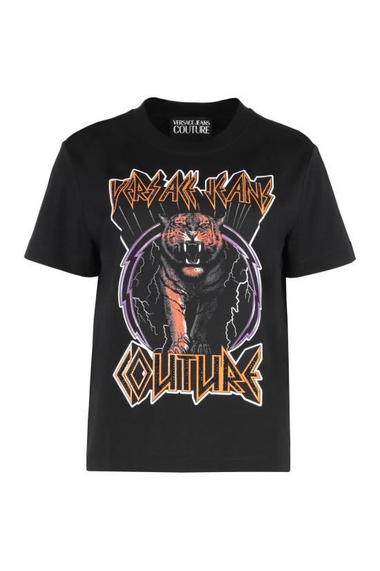 25SS 베르사체 반팔 티셔츠 78HAHS03CJ00S899 black