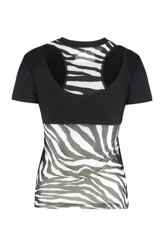 25SS 베르사체 반팔 티셔츠 78HAH606JS439L01 black - VERSACE