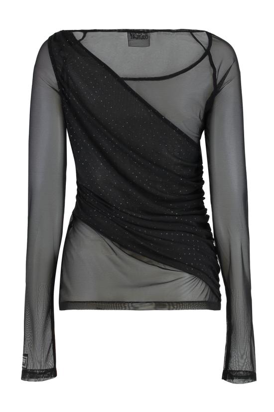 25SS 베르사체 긴팔 티셔츠 78HAH600J0192899 black - VERSACE