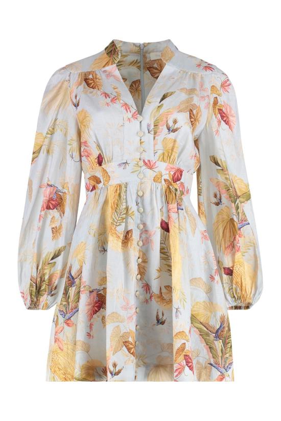 25FW 짐머만 숏 원피스 5147DSS253LBPFL Multicolor