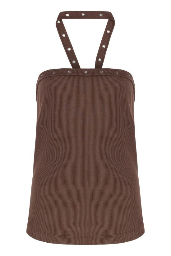  디 아티코 민소매 티셔츠 242WCT238J038590 brown