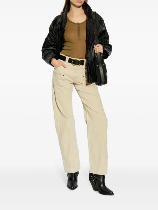 25FW 이자벨마랑 긴팔 티셔츠 T0020FBC1N03I 67KI GREEN - ISABEL MARANT