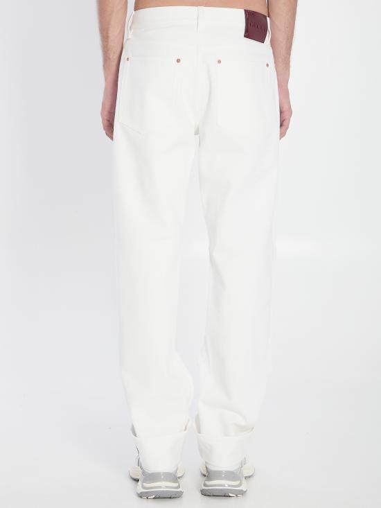 25FW 구찌 데님 멀티포켓 진 834523XDC6Q 9061 WHITE - GUCCI