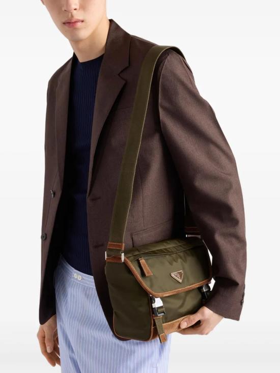 25FW 프라다 삼각로고 리나일론 메신저 크로스백  2VD066VOBF384 F041O MUSCHIOCACAO - PRADA