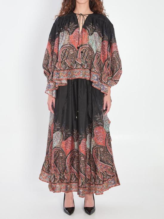 25FW 짐머만 스커트 7353146 3318SSS251 BLKP Black - ZIMMERMANN