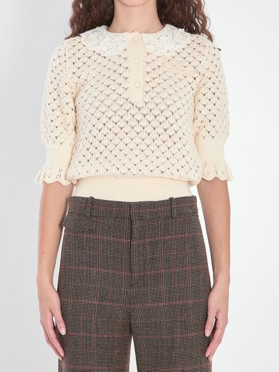 25FW 끌로에 스웨터 855423 CH25AMP47590 107 Beige