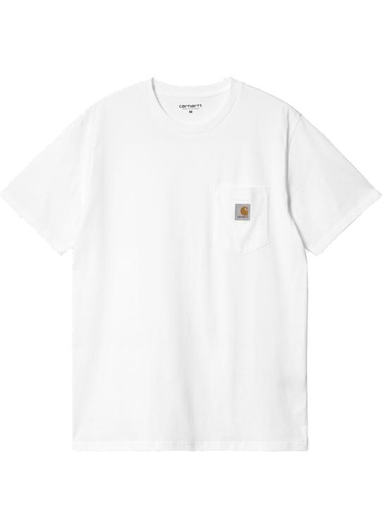 26SS 칼하트 WIP 숏슬리브 포켓 티셔츠 I030434 02 XX White