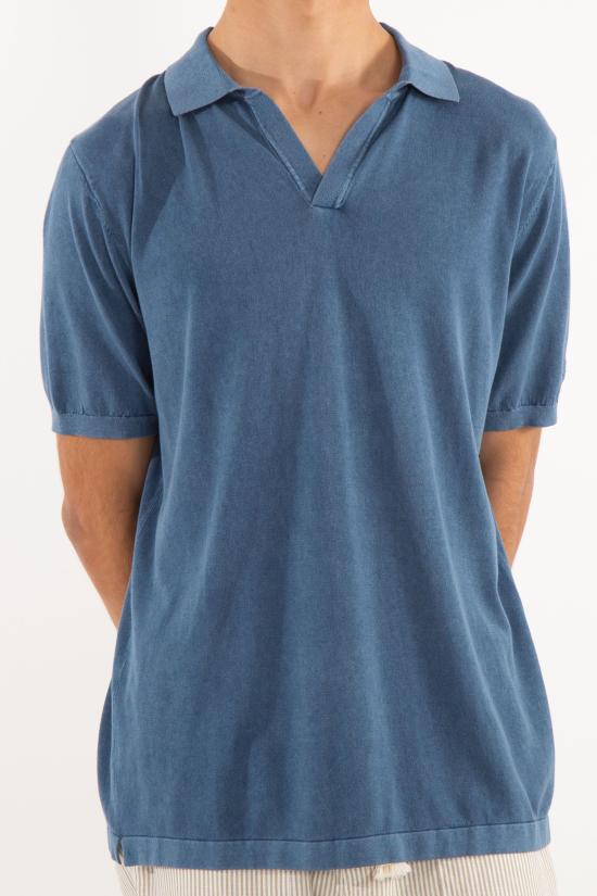 25SS 세인트바쓰 폴로 티셔츠 SLO0001 TEX0001 DENIM Denim - MC2 SAINT BARTH