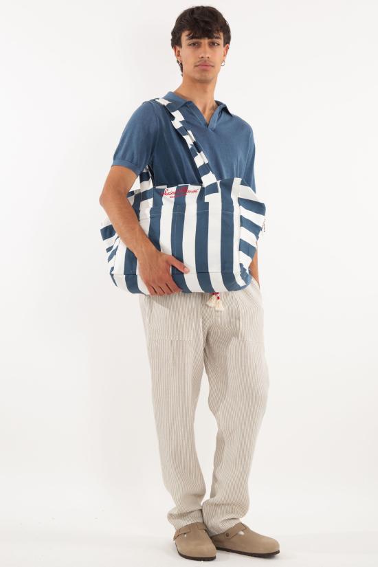 25SS 세인트바쓰 폴로 티셔츠 SLO0001 TEX0001 DENIM Denim - MC2 SAINT BARTH