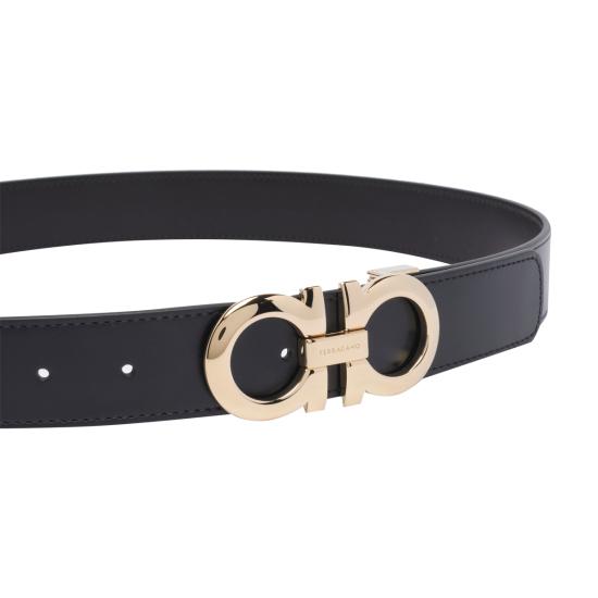 25FW 살바토레 페라가모 벨트 586940 675542NERO HICKORY Black - SALVATORE FERRAGAMO