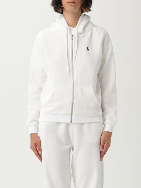 25FW 폴로 랄프로렌 니로고 후드집업  211943008 001 White