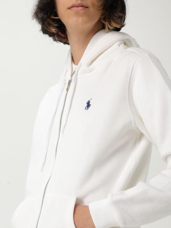 25FW 폴로 랄프로렌 니로고 후드집업  211943008 001 White - POLO RALPH LAUREN