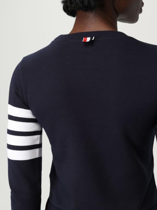 25FW 톰브라운 스웨터 FJT002A00535 415 Blue - THOM BROWNE