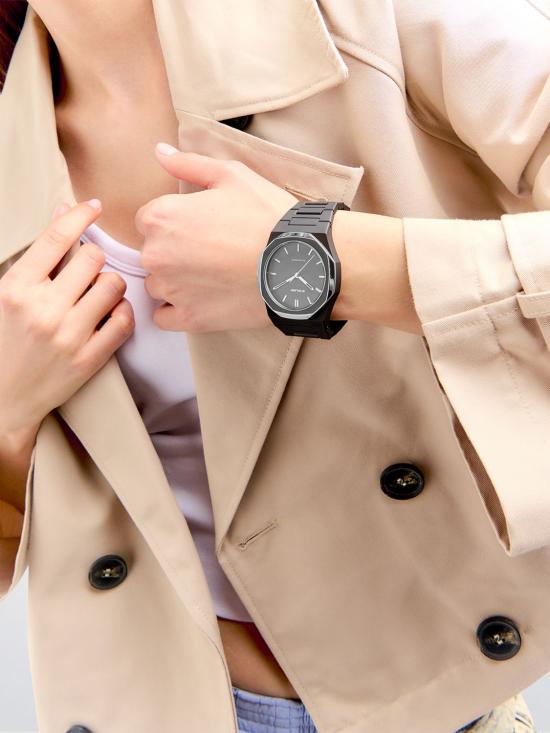 25SS D1밀라노 손목시계 D1PCBU13 GUN MESH Silver - D1 MILANO