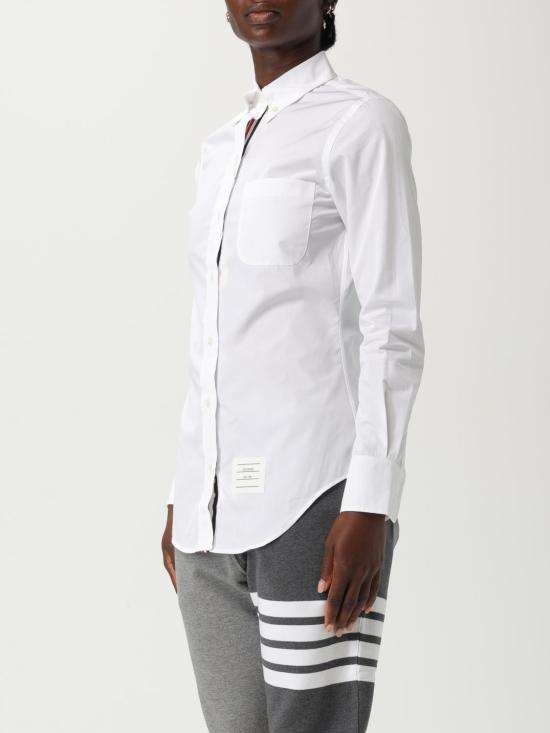 25FW 톰브라운 셔츠 FLL005E03113 100 White - THOM BROWNE