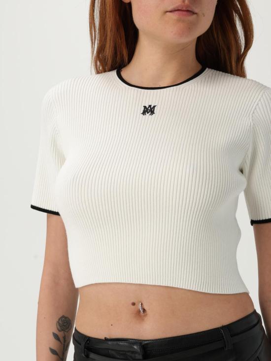 25FW 아미리 스웨터 AMKNTE1008 IVORY White - AMIRI