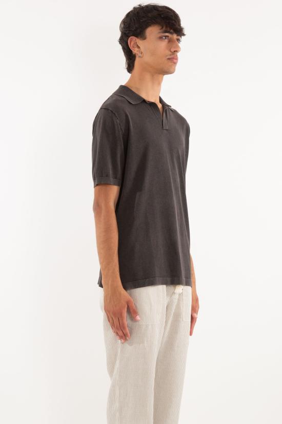 25SS 세인트바쓰 폴로 티셔츠 SLO0001 TEX0001 00 Black - MC2 SAINT BARTH