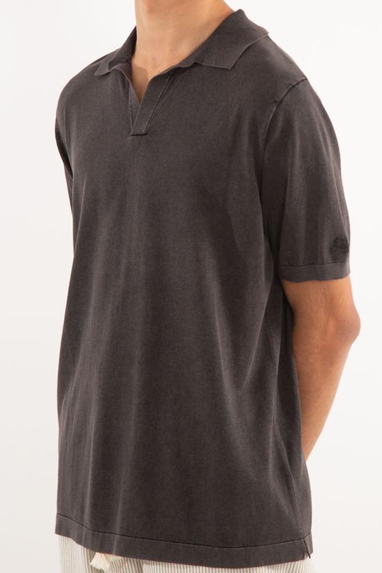 25SS 세인트바쓰 폴로 티셔츠 SLO0001 TEX0001 00 Black - MC2 SAINT BARTH