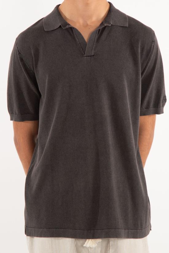 25SS 세인트바쓰 폴로 티셔츠 SLO0001 TEX0001 00 Black - MC2 SAINT BARTH