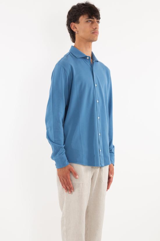 25SS 세인트바쓰 데님 셔츠 AMF0001 33 Blue - MC2 SAINT BARTH