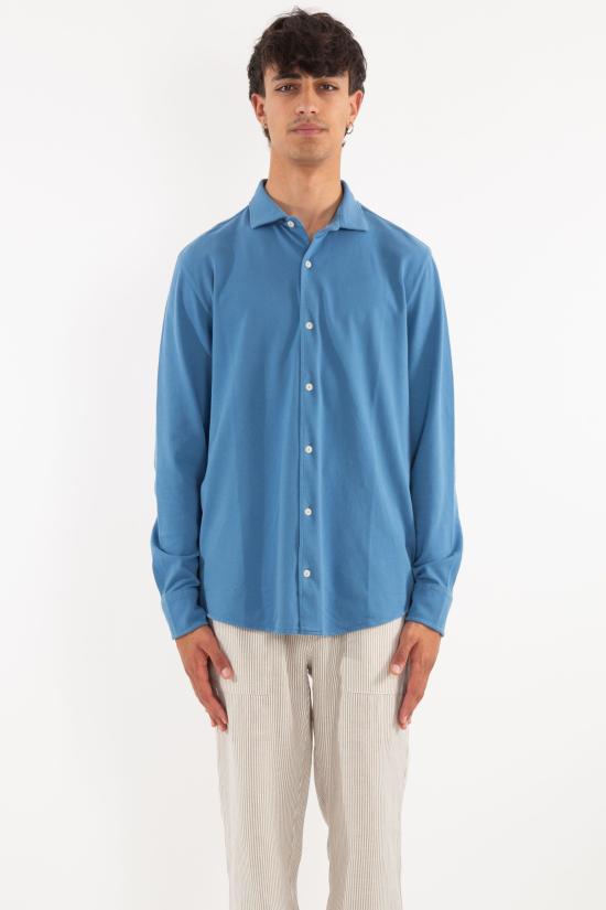 25SS 세인트바쓰 데님 셔츠 AMF0001 33 Blue