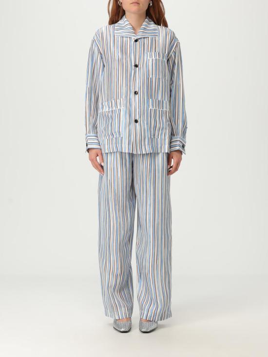 25SS 보테가베네타 수트 세트 817460V50D0 4240 Gnawed Blue