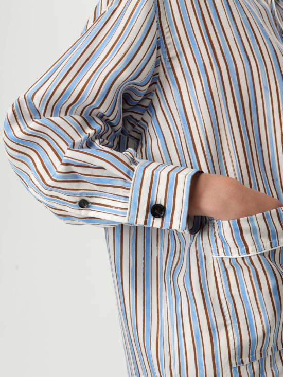 25SS 보테가베네타 수트 세트 817460V50D0 4240 Gnawed Blue - BOTTEGA VENETA