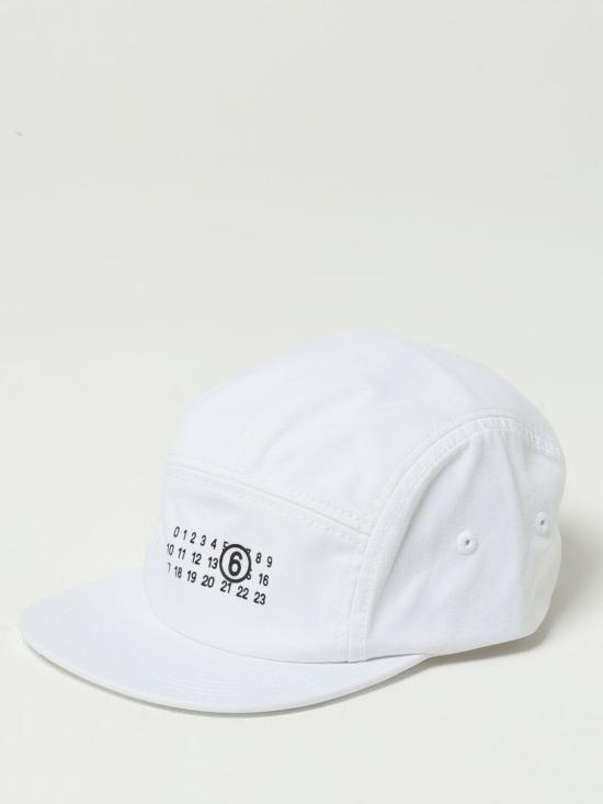 25SS [키즈] MM6 메종마르지엘라 모자 M60534 MM025 M6100 White