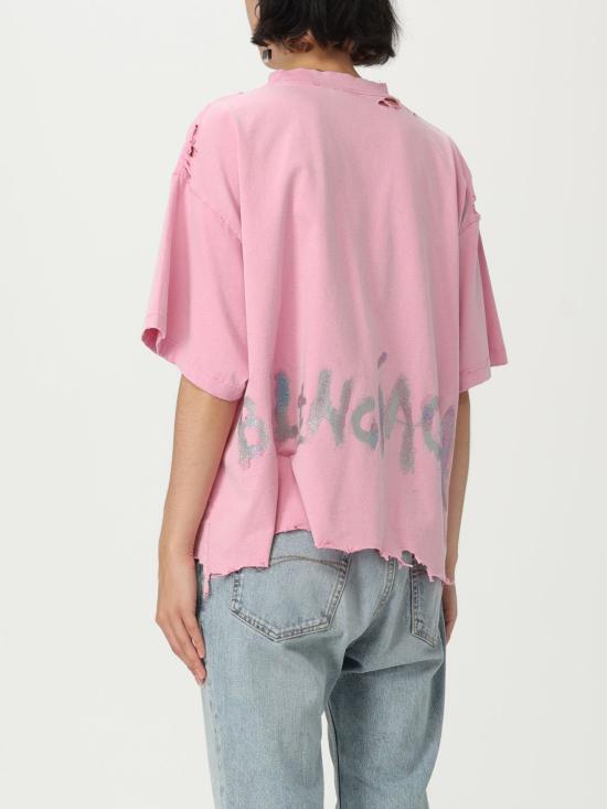 25SS 발렌시아가 반팔 티셔츠 783399TSVD5 2014 Pink - BALENCIAGA