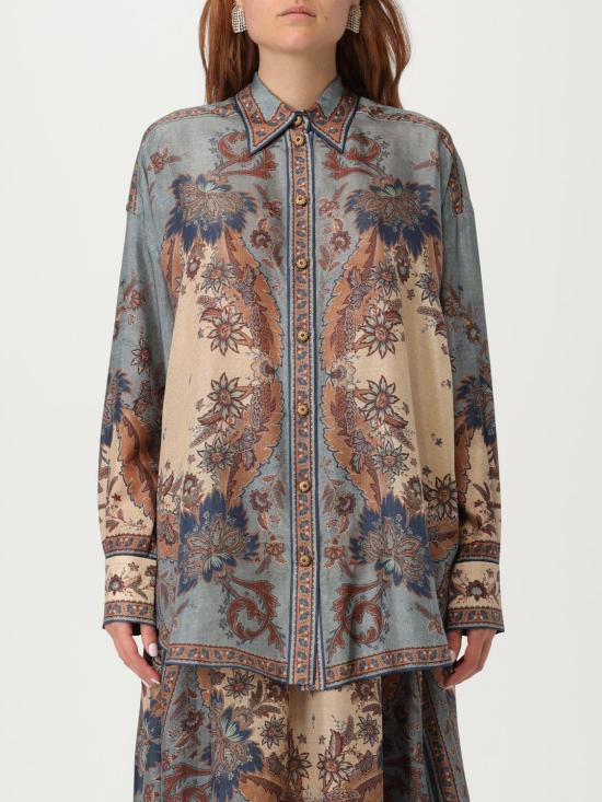 25FW 짐머만 셔츠 3498TSS253 BLCMINFLO Blue