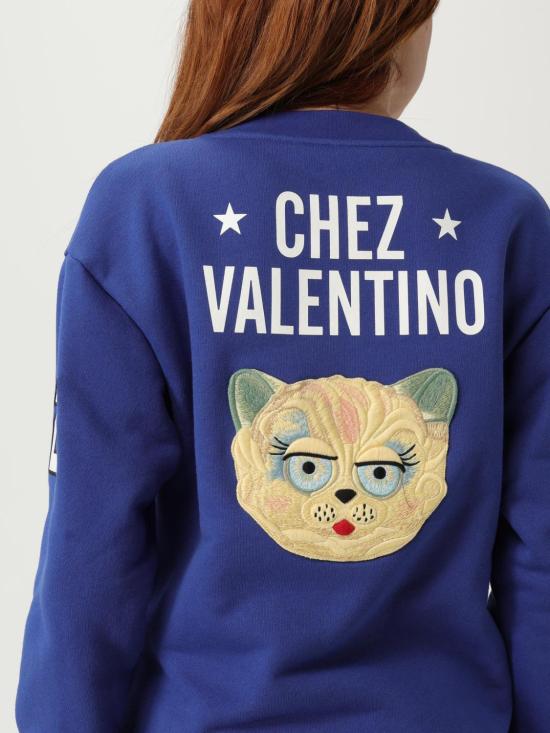 25FW 발렌티노 가라바니 스웨터 7B3MF24V9KY AF9 Blue - VALENTINO GARAVANI