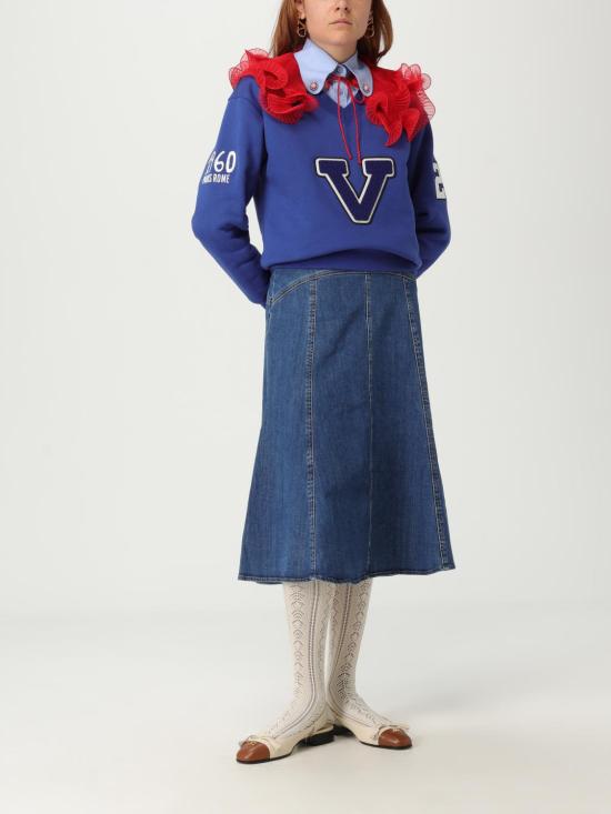 25FW 발렌티노 가라바니 스웨터 7B3MF24V9KY AF9 Blue - VALENTINO GARAVANI