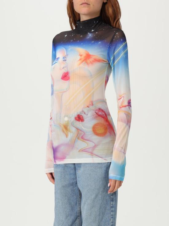 25FW 카사블랑카 긴팔 티셔츠 WPF25JTP028 01 Red - CASABLANCA