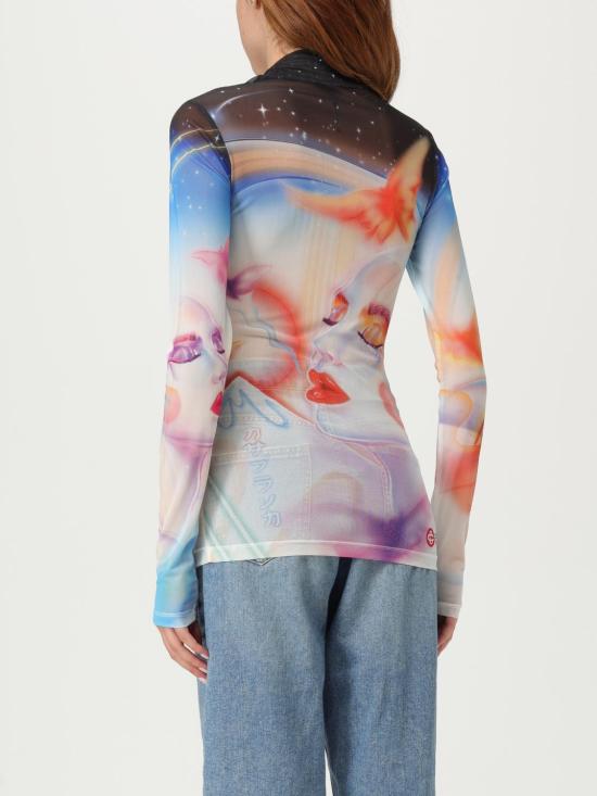 25FW 카사블랑카 긴팔 티셔츠 WPF25JTP028 01 Red - CASABLANCA