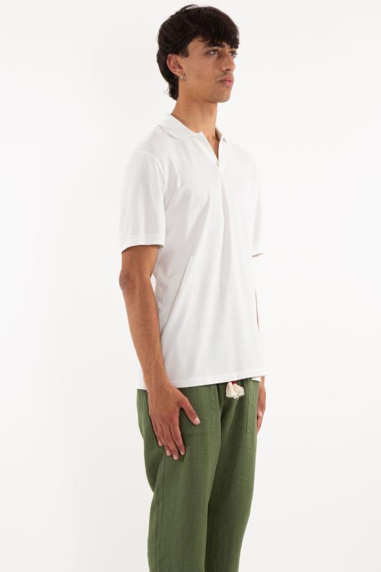 25SS 세인트바쓰 폴로 티셔츠 CHS0001 01N White - MC2 SAINT BARTH