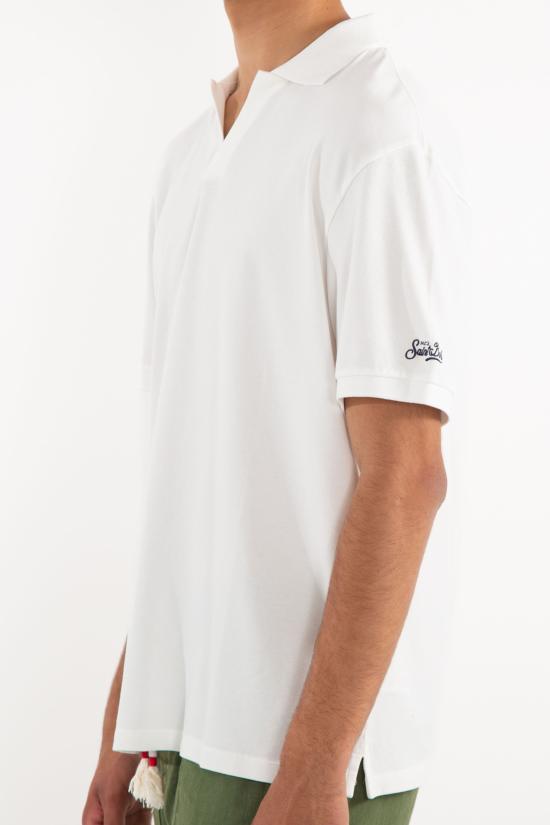 25SS 세인트바쓰 폴로 티셔츠 CHS0001 01N White - MC2 SAINT BARTH