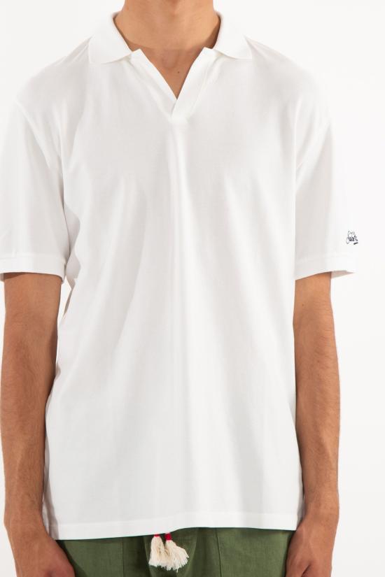 25SS 세인트바쓰 폴로 티셔츠 CHS0001 01N White - MC2 SAINT BARTH