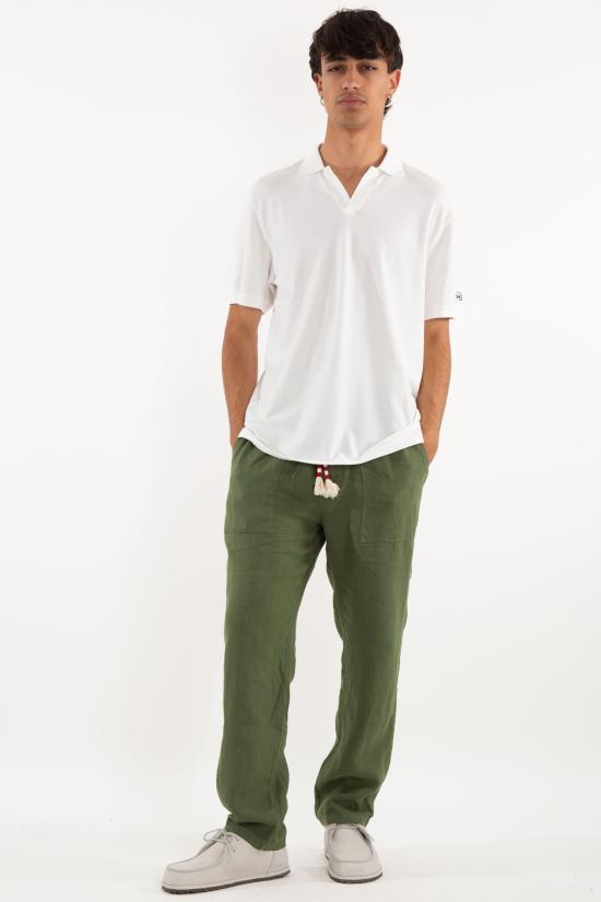 25SS 세인트바쓰 폴로 티셔츠 CHS0001 01N White - MC2 SAINT BARTH