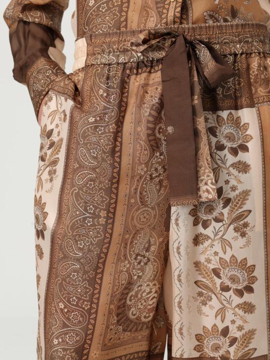 25FW 짐머만 팔라초 팬츠 3590PSS252 CHCBAN Brown - ZIMMERMANN