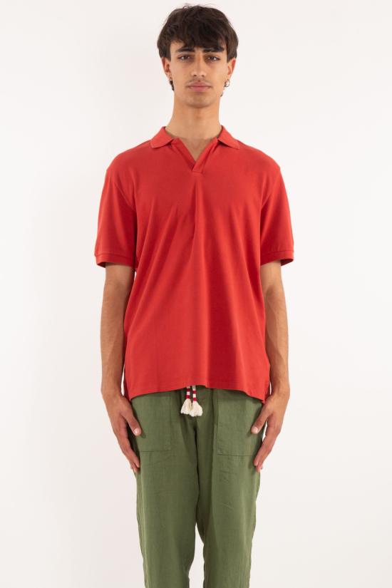 25SS 세인트바쓰 폴로 티셔츠 CHS0001 47 Red