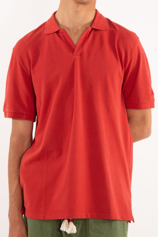 25SS 세인트바쓰 폴로 티셔츠 CHS0001 47 Red - MC2 SAINT BARTH