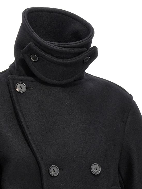 24FW 생로랑 버진 울 피코트 810508Y080W1000 - SAINT LAURENT