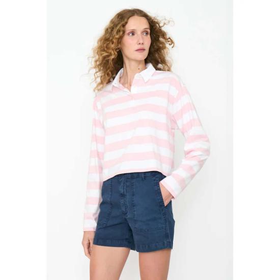  큘 반팔 티셔츠 쿨레 렉시 스트라이프 럭비