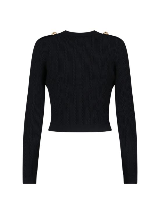 25FW 발망 가디건 FF1KL245KI500PA Black - BALMAIN