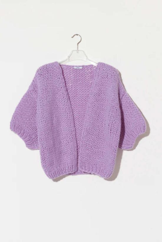  Maiami 가디건 마이애미 SS 라일락 알파카 봄버 카디건 라일락